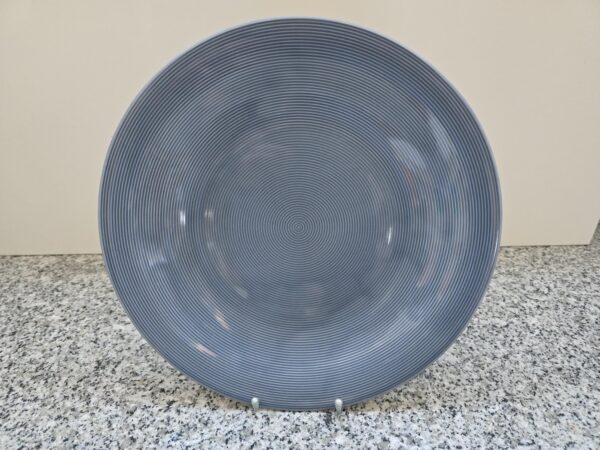 Eto glasiert Stahlblau Teller flach 27cm