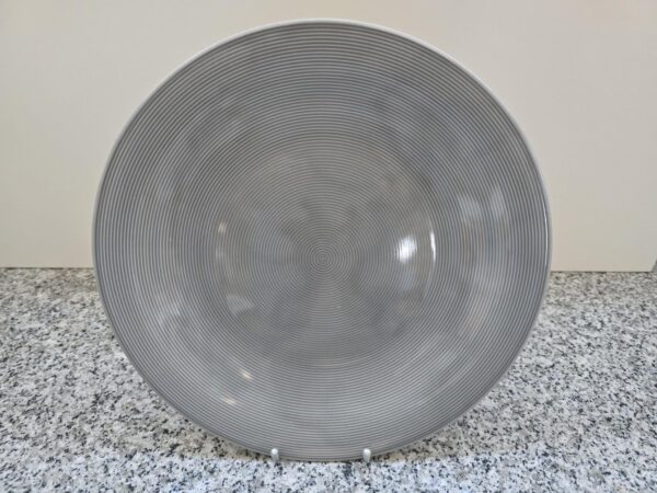 Eto glasiert Schiefergrau Teller flach 27cm
