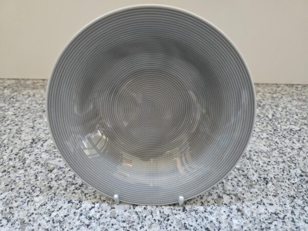 Eto glasiert Schiefergrau Teller tief 20cm